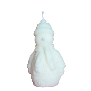 Candela pupazzo di neve